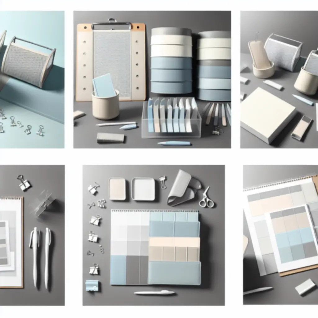 Zestaw ulubionych produktów klientów: tacki, stojaki i notesy