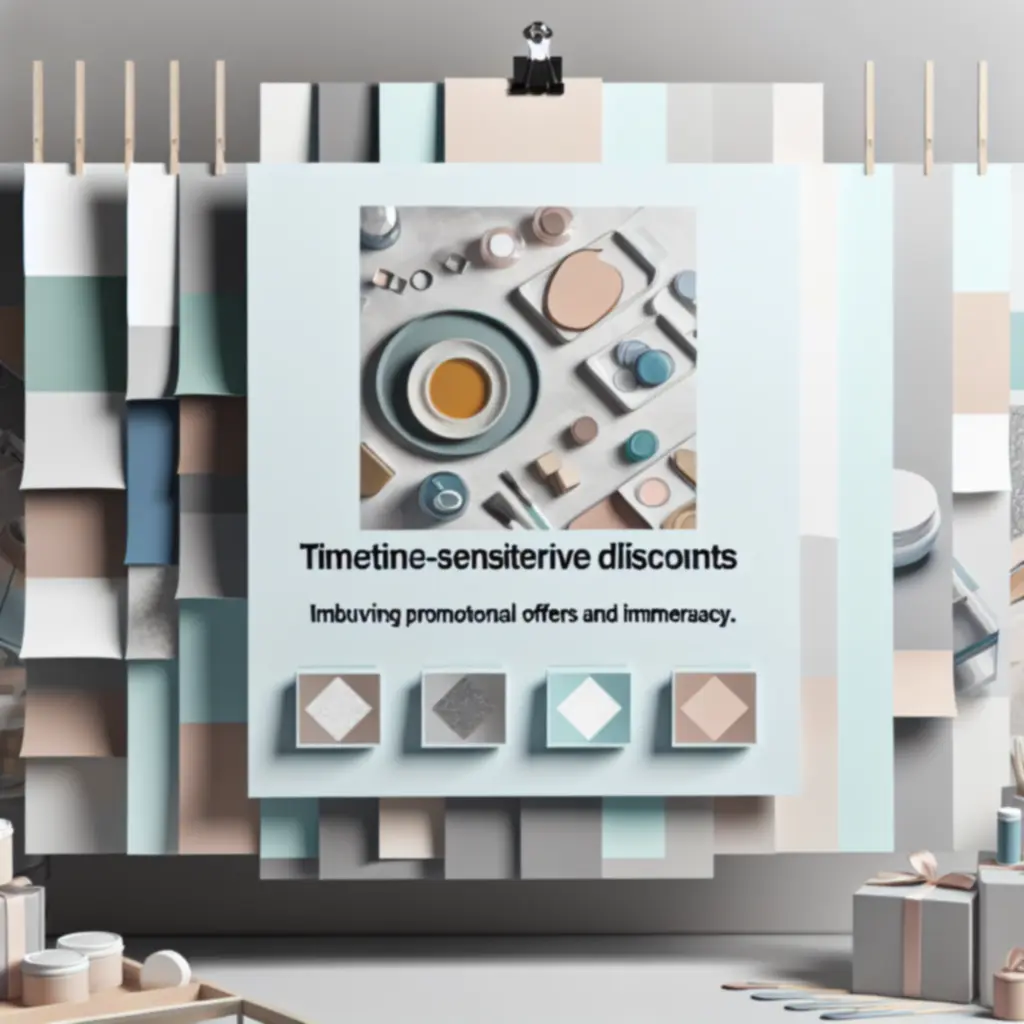 Etykiety promocyjne i zapakowane produkty gotowe do wysyłki