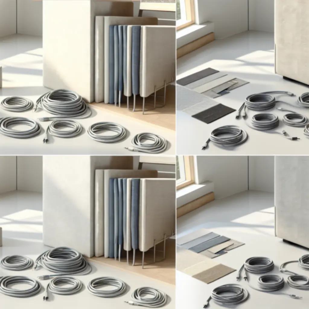 Tekstylne przewody i opaski porządkujące Cable Calm